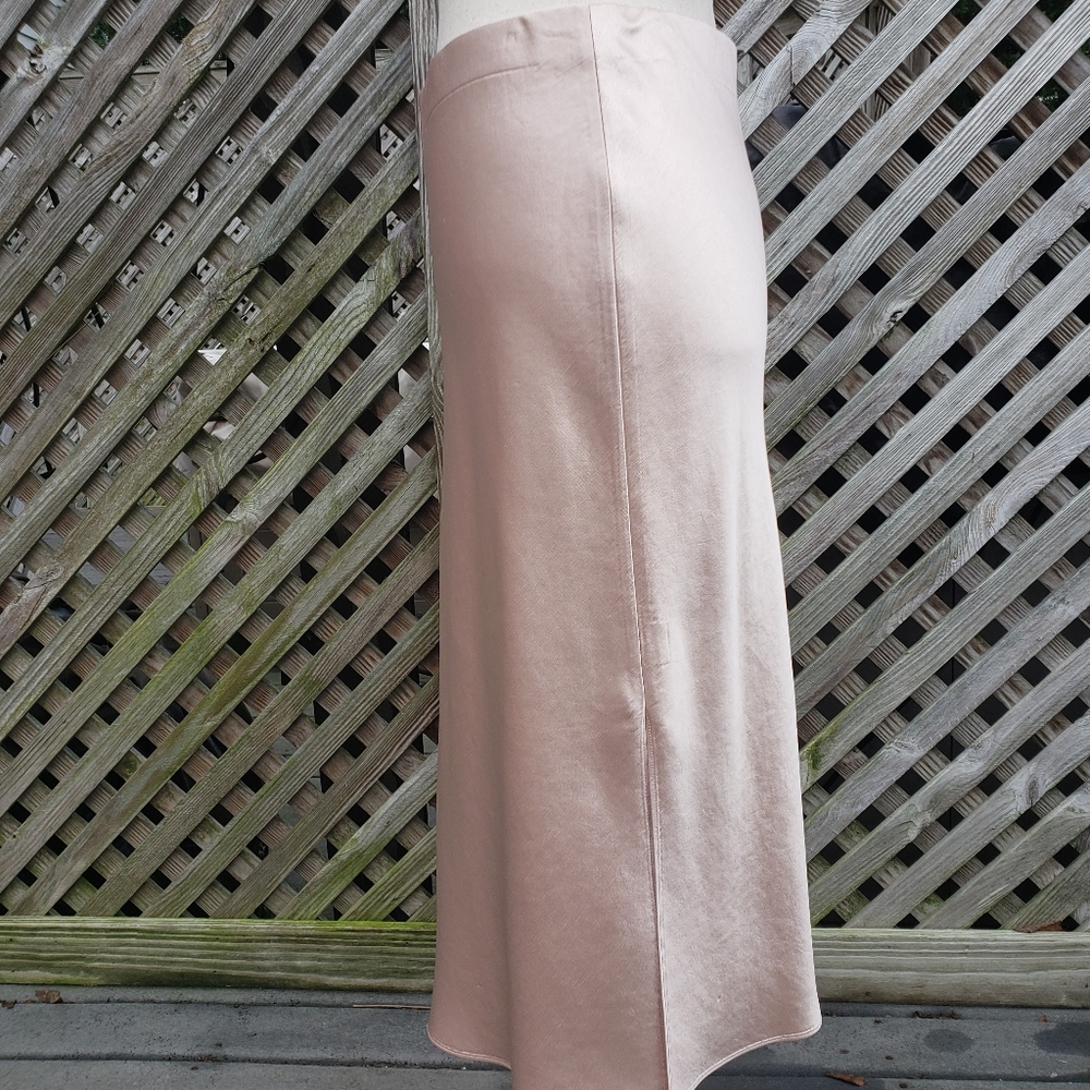 Theory Side Slit Satin Skirt, sS - Picture 8 of 11